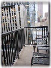 Your private balcony 15 stories above 1st Ave