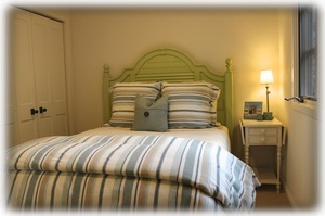 This Guest Room has a Comfortable Queen Bed