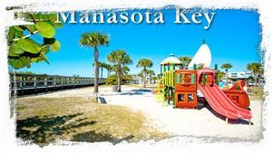 Super fun beach playground is walkable