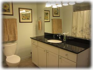 Huge main bath across from king bedroom