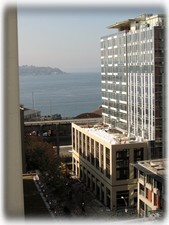 Peek-a-boo water view from balcony