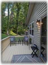 Front Of Chalet Showing Peaceful Sitting Area