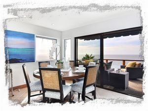 Enjoy ocean views whether you dine inside or outside.