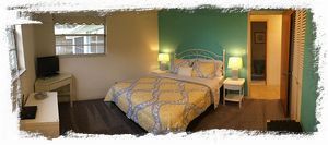 'Aqua Room' with New Serta Queen Bed