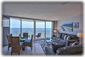 Ocean in view while relaxing or dining.