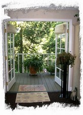French door entry