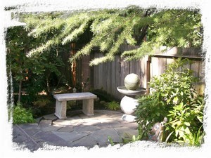 Zen garden - a very peaceful, relaxing garden.