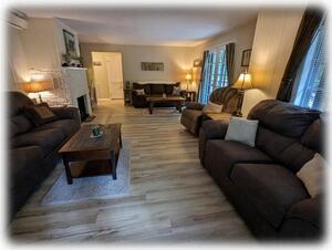 Large Living Room Has A New Couch, Love Seat, & A Queen-Size Sleeper Sofa