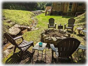 Side Yard Of Cabin