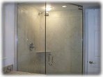 New walk-in shower