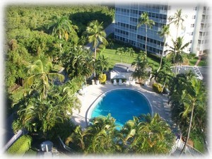 8th Floor view of Pool