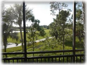 Lanai view overlooking Rookery Golf 