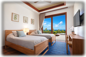 View from the corner bedroom