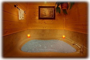 Jacuzzi in king master suite
