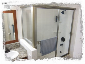 Remodeled Bathroom with Shower Over Tub