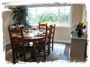 Dining Room with Large Window for Lots of Light