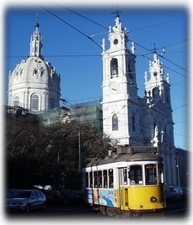 Tram at Basilica