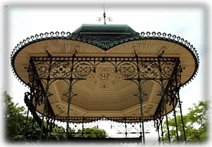 Detailed 19th Century Bandstand Estrela Gardens