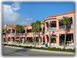 Stroll Down the Sidewalk to Beach Shops & Cafes