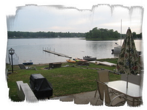 Lakeside view of the Lake from the deck