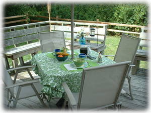 Deck, Deck Furniture, Gas Grill, Backyard