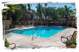 Complex has resort style pool