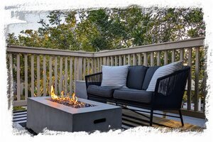 Peaceful evenings by the fire pit in Solana Beach