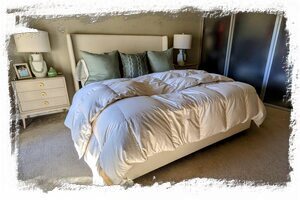 Large primary bedroom with Californa king bed