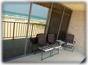 Our private balcony