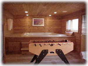 Hot Tub and Foosball Table