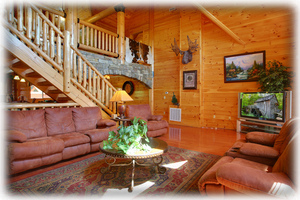 Fireplace in Great Room