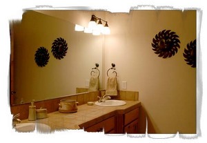 Private bath for each bedroom