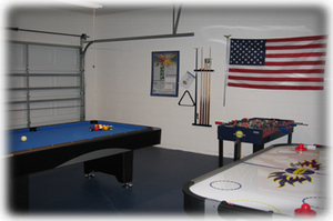 Professionally installed Games Room