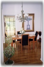 Separate Dining Area with Tasteful Furnishings
