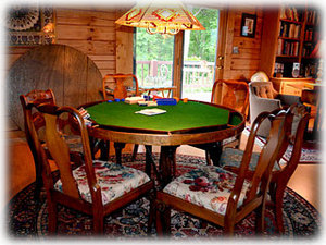 Iron Mountain Inn - Poker Table for great card and board games