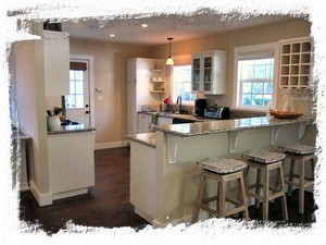 Remodeled Kitchen with Bar Seating