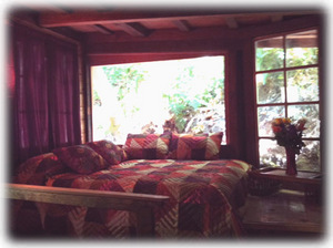 Master bedroom....wake up to Forest nature view